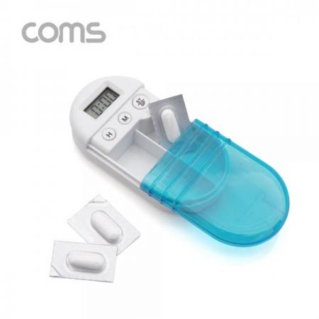 디바이스마트,공구함/작업대/엔클로저 > 공구함/부품함 > 다용도정리함(케이스),Coms,알약 케이스 (타이머) 2단 [IF466],알약 케이스 (타이머) 2단