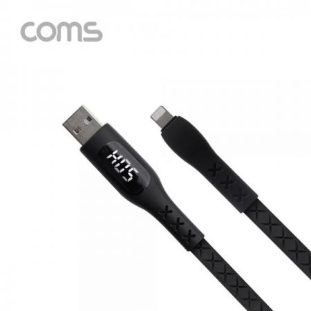 디바이스마트,케이블/전선 > USB 케이블 > OTG(FM) > 라이트닝 8핀(애플) OTG,Coms,LED 디스플레이 케이블 / iOS 8Pin to USB 2.0 A Type / 1.2M / 2.4A [IF521],LED 디스플레이 케이블 / iOS 8Pin to USB 2.0 A Type / 1.2M / 2.4A