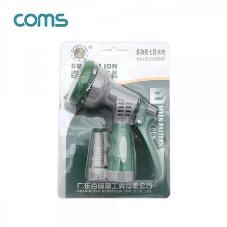 디바이스마트,화학/산업/안전 > 배관/호스/유.공압 > 호스/튜브 > 호스부속품,Coms,호스용 스프레이건(분무기) - 7가지 분사방식 [TB173],호스용 스프레이건(분무기) - 7가지 분사방식