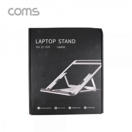 디바이스마트,,Coms,알루미늄 노트북 거치대 / 스탠드 / 받침대 / 접이식 / 5단 각도조절 [TB097],알루미늄 노트북 거치대 / 스탠드 / 받침대 / 접이식 / 5단 각도조절