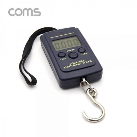 디바이스마트,계측기/측정공구 > 저울 > 단순중량 전자저울,Coms,휴대용 디지털 손저울 10g - 40kg [IF519],휴대용 디지털 손저울 10g - 40kg