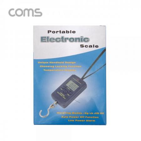 디바이스마트,계측기/측정공구 > 저울 > 단순중량 전자저울,Coms,휴대용 디지털 손저울 10g - 40kg [IF519],휴대용 디지털 손저울 10g - 40kg