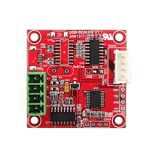RS232C/UART-TTL 지원 24비트 고정밀 로드셀 전자저울 모듈 (P7001-2)