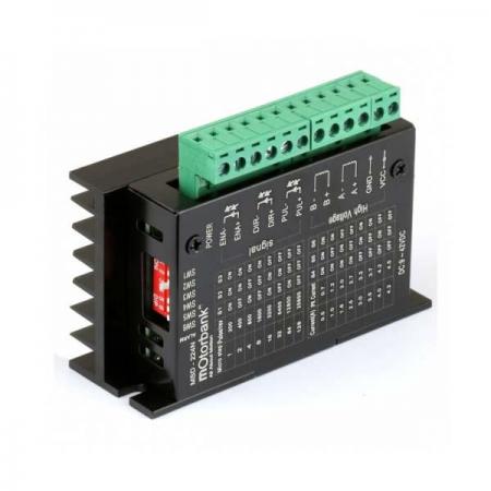 디바이스마트,기계/제어/로봇/모터 > 모터드라이버 > 스텝모터 드라이버 > 브랜드(모터뱅크) 스텝모터 드라이버,MotorBank,4.5A 128분주 마이크로스텝드라이버 MSD-224N 2상 스테핑모터 드라이버,고성능 4.5A 128분주(25600pulse) MSD-224N 2상 스텝모터 드라이버 고출력