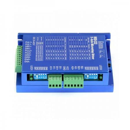 디바이스마트,기계/제어/로봇/모터 > 모터드라이버 > 스텝모터 드라이버 > 브랜드(모터뱅크) 스텝모터 드라이버,MotorBank,2축 4A 2상 스테핑모터 드라이버 겸 컨트롤러 MSD-222 32분주 마이크로스텝,2축 드라이버 겸 컨트롤러 겸용 DC12~30V 4A 32분주(6400) 고성능 마이크로스텝 MSD-222 118x76x33mm 105g