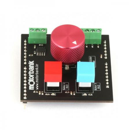 디바이스마트,기계/제어/로봇/모터 > 모터드라이버 > DC모터 드라이버 > 100W 이하 DC모터 드라이버,MotorBank,아두이노 모터드라이버 교육용,산업용 확장쉴드 MAS-001,MAS-001은 다양한 모터 드라이버를 손쉽게 아두이노로 제어할 수 있도록 해주는 중계 기판입니다. 또한 아두이노에서 RS-485 통신을 할 수 있게 확장해 주어, 기존 아두이노에서는 제어할 수 없었던 고성능 드라이버들을 제어할 수 있게 해 줍니다.