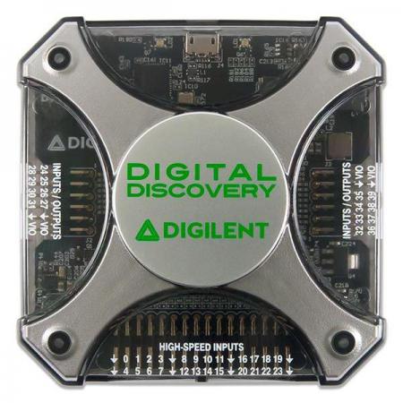 디바이스마트,MCU보드/전자키트 > 프로세서/개발보드 > Digilent > Scope, DAQ 및 장비,Digilent,Digital Discovery with High Speed Adapter and 16 Logic Probes 240-127,240-127 / 로직분석기 및 패턴 생성기가 결합된 계측기 + 고속 어댑터 세트 상품 / 최대 24개의 고속 로직 프로브에 액세스 가능 / 최대 800MS / s의 샘플 속도를 높일 수 있음