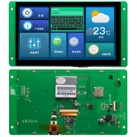 디바이스마트,LED/LCD > LCD COLOR > 칼라터치 LCD패널 > 8인치 컬러터치 LCD패널,DWIN,[DWIN] DMG10600C070_03WTC  ( 7.0인치 1024xRGBx600, 24bit 16.7M Colors, IPS Screen, CTP, DGUSII/TA LCM ),7.0" 정전식 터치 스크린 / 1024x600 / DGUSII/TA 프로그램 / 190.5(W)x105.4(H)x16.5(T)mm