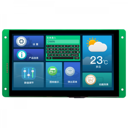 디바이스마트,LED/LCD > LCD COLOR > 칼라터치 LCD패널 > 8인치 컬러터치 LCD패널,DWIN,[DWIN] DMG10600C070_03WTC  ( 7.0인치 1024xRGBx600, 24bit 16.7M Colors, IPS Screen, CTP, DGUSII/TA LCM ),7.0" 정전식 터치 스크린 / 1024x600 / DGUSII/TA 프로그램 / 190.5(W)x105.4(H)x16.5(T)mm