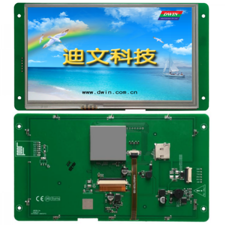 디바이스마트,LED/LCD > LCD COLOR > 칼라터치 LCD패널 > 8인치 컬러터치 LCD패널,DWIN,[DWIN] DMG10600C070_03WTR  ( 7.0인치 1024xRGBx600, 24bit 16.7M Colors, IPS Screen, RTP, DGUSII/TA LCM ),7.0" 4선 압전식 터치 스크린 / 1024x600 / DGUSII/TA 프로그램 / 190.5(W)x105.4(H)x16.2(T)mm