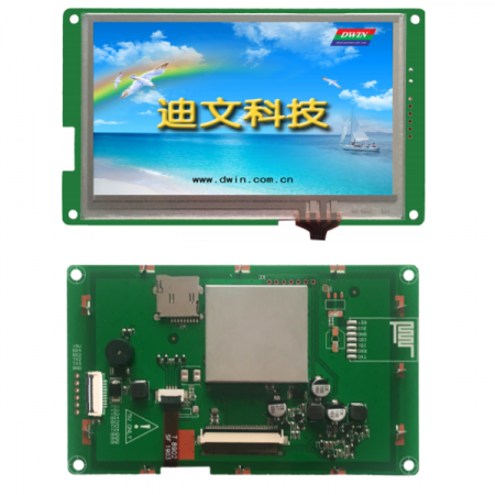 디바이스마트,LED/LCD > LCD COLOR > 칼라터치 LCD패널 > 6인치 컬러터치 LCD패널,DWIN,[DWIN] DMG80480C043_03WTR  ( 4.3인치 800xRGBx480, 24bit 16.7M Colors, IPS Screen, RTP, DGUSII/TA LCM ),4.3인치 4선 압전식 터치 스크린 / 800x480 / DGUSII/TA 프로그램 / 121.9(W)x73.2(H)x13.7(T)mm