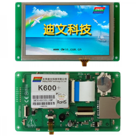 디바이스마트,LED/LCD > LCD COLOR > 칼라터치 LCD패널 > 6인치 컬러터치 LCD패널,DWIN,[DWIN] DMT80480C050_04WT ( 5.0인치  800xRGBx480, 65K Colors, DGUS LCM),5.0" 4선 압전식 터치 스크린 / 800x480 / DGUS 프로그램