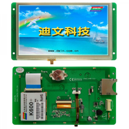 디바이스마트,LED/LCD > LCD COLOR > 칼라터치 LCD패널 > 8인치 컬러터치 LCD패널,DWIN,[DWIN] DMT80480C070_04WT ( 7.0인치 800xRGBx480, 65K Colors, DGUS LCM),7.0" 4선 저항막 터치 스크린 / 800x480 / DGUS 간편 프로그램