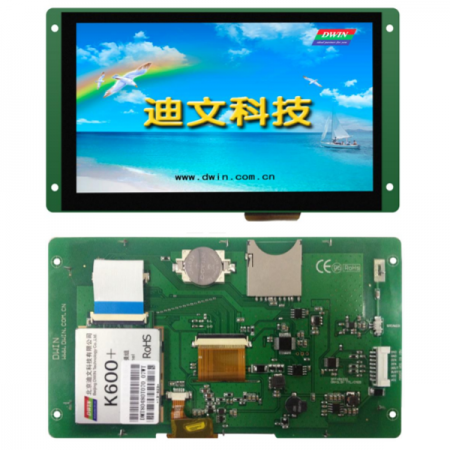 디바이스마트,LED/LCD > LCD COLOR > 칼라터치 LCD패널 > 8인치 컬러터치 LCD패널,DWIN,[DWIN] DMT80480T070_07WT ( 정전식 터치 7.0인치 800xRGBx480, 65K Colors, DGUS LCM),7.0" 정전식 터치 스크린 / 800x480 / DGUS 간편 프로그램 / 음성 재생 기능
