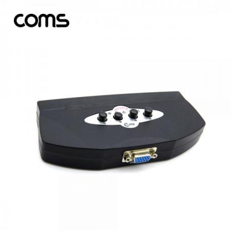 디바이스마트,컴퓨터/모바일/가전 > 네트워크/케이블/컨버터/IOT > KVM스위치/분배기/선택기 > 기타 선택기/분배기,Coms,모니터 공유기(수동 선택기) 4:1 (앞면 4port/New) [LC008-1],모니터 공유기(수동 선택기) 4:1 (앞면 4port/New)