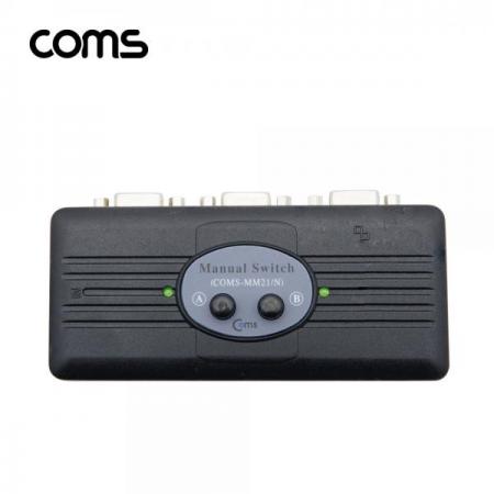 디바이스마트,리퍼브존,Coms,모니터 수동 선택기 2:1 / 역방향 가능 [LC091],모니터 수동 선택기 2:1 / 역방향 가능