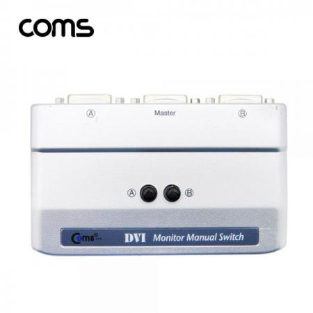 디바이스마트,컴퓨터/모바일/가전 > 네트워크/케이블/컨버터/IOT > KVM스위치/분배기/선택기 > 기타 선택기/분배기,Coms,DVI 모니터 수동 선택기 2:1 (DVI Single 지원용) [LC089],DVI 모니터 수동 선택기 2:1 (DVI Single 지원용)