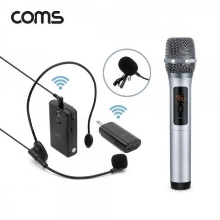 디바이스마트,컴퓨터/모바일/가전 > 음향ㆍ영상ㆍ카메라 > 마이크 > PC마이크,Coms,UHF 듀얼 무선 마이크 송수신기 세트 / 핸드마이크, 헤드셋마이크, 클립형 핀 마이크 [WW909],UHF 듀얼 무선 마이크 송수신기 세트 / 핸드마이크/ 헤드셋마이크/ 클립형 핀 마이크