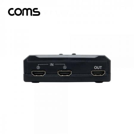 디바이스마트,컴퓨터/모바일/가전 > 네트워크/케이블/컨버터/IOT > KVM스위치/분배기/선택기 > 기타 선택기/분배기,Coms,HDMI 수동 선택기 2:1 [LC523],HDMI 수동 선택기 2:1