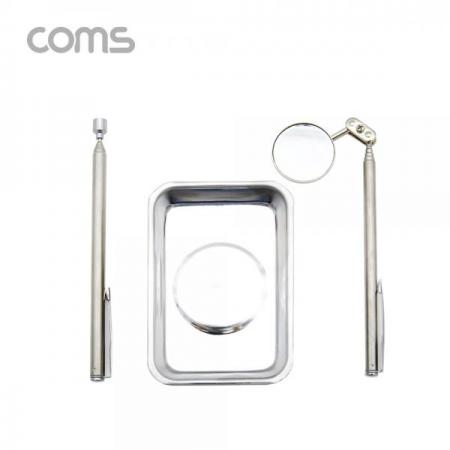 디바이스마트,컴퓨터/모바일/가전 > 가구/사무용품/공구 > 공구/공구자재 > 작업공구,Coms,자석 접시 세트 / 픽업툴 / 미러툴 / 사각 접시 / 거울 도구 / 스틸 재질 [TB132],자석 접시 세트 / 픽업툴 / 미러툴 / 사각 접시 / 거울 도구 / 스틸 재질