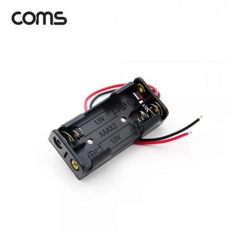 디바이스마트,전원/파워/배터리 > 배터리/배터리홀더 > 배터리홀더 Holder > AA용 홀더,Coms,건전지 홀더 / 배터리 홀더 / AAAx2ea / 2선 전원 케이블 / 제작용 [JS644],건전지 홀더 / 배터리 홀더 / AAAx2ea / 2선 전원 케이블 / 제작용