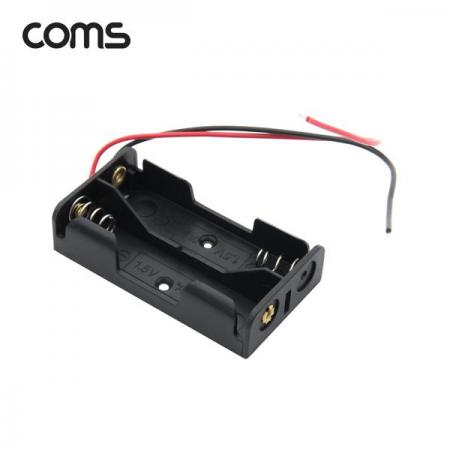 디바이스마트,전원/파워/배터리 > 배터리/배터리홀더 > 배터리홀더 Holder > AA용 홀더,Coms,건전지 홀더 / 배터리 홀더 / 2선 전원 / AA x 2ea [JS643],건전지 홀더 / 배터리 홀더 / 2선 전원 / AA x 2ea