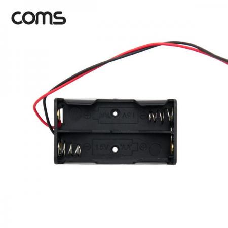 디바이스마트,전원/파워/배터리 > 배터리/배터리홀더 > 배터리홀더 Holder > AA용 홀더,Coms,건전지 홀더 / 배터리 홀더 / 2선 전원 / AA x 2ea [JS643],건전지 홀더 / 배터리 홀더 / 2선 전원 / AA x 2ea