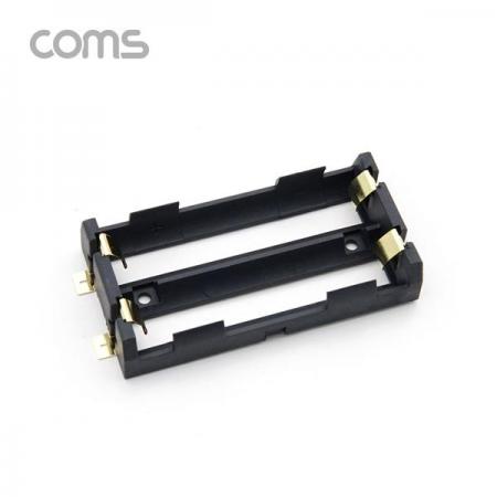 디바이스마트,전원/파워/배터리 > 배터리/배터리홀더 > 배터리홀더 Holder > 18650용 홀더,Coms,건전지 홀더/배터리 홀더, 18650 x 2ea, 75mm / 제작용 [BB520],건전지 홀더/배터리 홀더/ 18650 x 2ea/ 75mm / 제작용