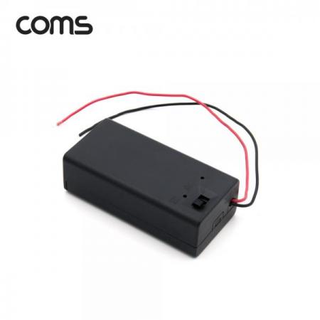 디바이스마트,전원/파워/배터리 > 배터리/배터리홀더 > 배터리홀더 Holder > 9V 배터리용 스냅/홀더,Coms,건전지 홀더 케이스 / 배터리 홀더 / 9V(6F22) / 2선 전원 제작용 / On/Off스위치 [JS635],건전지 홀더 케이스 / 배터리 홀더 / 9V(6F22) / 2선 전원 제작용 / On/Off스위치