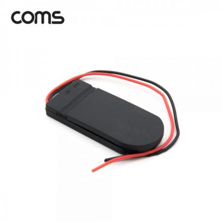 디바이스마트,전원/파워/배터리 > 배터리/배터리홀더 > 배터리홀더 Holder > 버튼·코인용 홀더/클립,Coms,CR2032 건전지 2구 커버 스위치 홀더 / 배터리 홀더 / 2선 전원 제작용 [BB507],CR2032 건전지 2구 커버 스위치 홀더 / 배터리 홀더 / 2선 전원 제작용