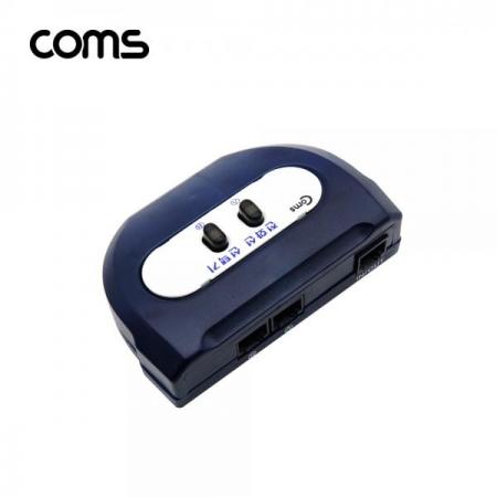 디바이스마트,컴퓨터/모바일/가전 > 네트워크/케이블/컨버터/IOT > KVM스위치/분배기/선택기 > 모니터 선택/분배/확장기,Coms,TEL 수동 선택기 2:1 [LC019],TEL 수동 선택기 2:1