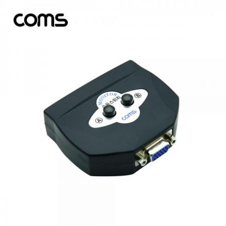 디바이스마트,컴퓨터/모바일/가전 > 네트워크/케이블/컨버터/IOT > KVM스위치/분배기/선택기 > 모니터 선택/분배/확장기,Coms,모니터 선택기 2:1 (switch MM21) [LC025],모니터 선택기 2:1 (switch MM21)