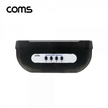 디바이스마트,컴퓨터/모바일/가전 > 네트워크/케이블/컨버터/IOT > KVM스위치/분배기/선택기 > 기타 선택기/분배기,Coms,AV 수동 선택기 4:1 (3RCA 용) [LC510],AV 수동 선택기 4:1 (3RCA 용)