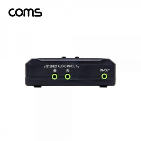 디바이스마트,컴퓨터/모바일/가전 > 네트워크/케이블/컨버터/IOT > KVM스위치/분배기/선택기 > 기타 선택기/분배기,Coms,Stereo 수동 선택기 2:1 [LC085],Stereo 수동 선택기 2:1