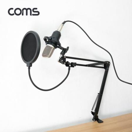 디바이스마트,컴퓨터/모바일/가전 > 음향ㆍ영상ㆍ카메라 > 마이크 > PC마이크,Coms,콘덴서 마이크 세트 / 탁상 거치용 / 스탠드 / 팝 스크린 / 레코딩 / 방송 [TB169],콘덴서 마이크 세트 / 탁상 거치용 / 스탠드 / 팝 스크린 / 레코딩 / 방송