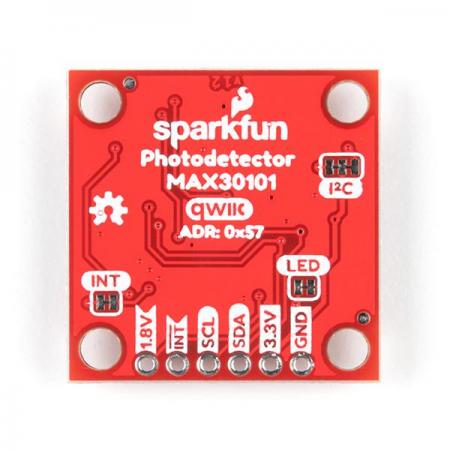 디바이스마트,MCU보드/전자키트 > 센서모듈 > 빛/조도/컬러/UV,SparkFun,SparkFun Photodetector Breakout - MAX30101 (Qwiic) [SEN-16474],고감도 광학 센서 / 광자 검출기를 사용하여 LED에서 반사되는 반사광의 양을 측정 / I2C 통신