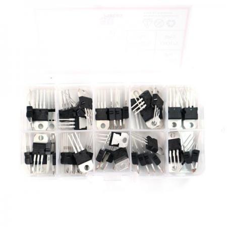 디바이스마트,RLC/수동소자 > 엔지니어 샘플키트 > IC관련 키트 > 레귤레이터 키트,SZH,TO220 레귤레이터 샘플 키트 [LDO-KIT-02],TO-220 패키지 레귤레이터 샘플 키트 / LM, L78 시리즈 / 10종 각 5개씩 총 50개 / 패키지 : TO-92