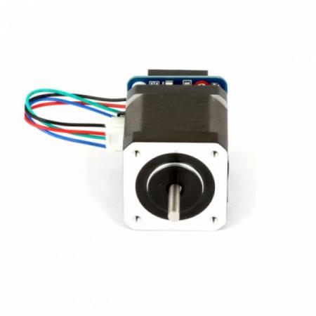 디바이스마트,기계/제어/로봇/모터 > 모터드라이버 > 모션 컨트롤러 > 스텝모터+드라이버,MotorBank,Nema 17 42각 128분주 SBD-12-NK245-02 마이크로스텝 드라이버 일체형 5.5Kg.cm,128분주 마이크로스텝 드라이버 일체형 2상 스테핑모터 - 모터뱅크 SBD-12-NK245-02 1.8도 5.5Kg.cm Current : 1.8A- 고성능 Microstep : 1, 2, 4, 16(3200)- 아두이노, 로봇, 비젼시스텝, 반도체장비, 의료기기, 측정기등