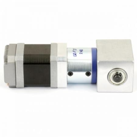 디바이스마트,기계/제어/로봇/모터 > 모터드라이버 > 모션 컨트롤러 > 스텝모터+드라이버,MotorBank,구동 컨트롤러 내장 드라이버 일체형 스테핑모터 SCD-BG42-NK245-01 [감속비 1/144],32분주 고성능 드라이버 일체형 42mm 고출력 장수명 올메탈기어 볼베어링 베벨기어 스테핑모터 로봇, 42각 고성능 베벨감속기어, 1.8도 32분주, 의료기, FA장비, 반도체,마이크로스텝