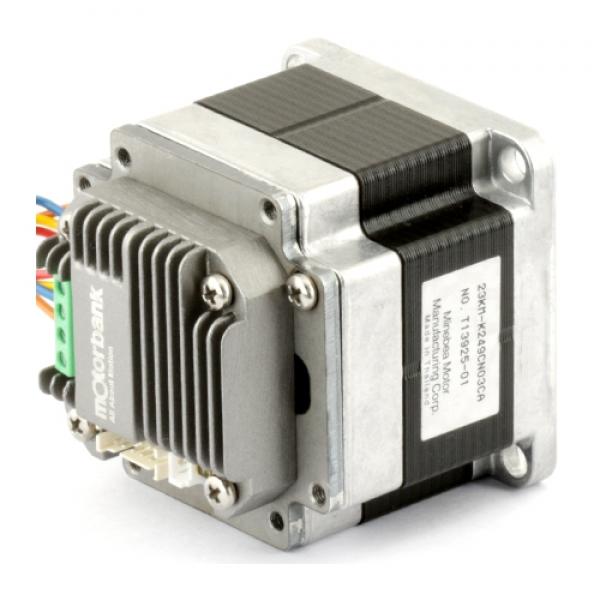 Minebea 일본 56각 구동컨트롤러 내장 드라이버 일체형 5.4Kg 스테핑모터 SCD-23KM-K249CN030CA 128분주 4.5A 마이크로스텝