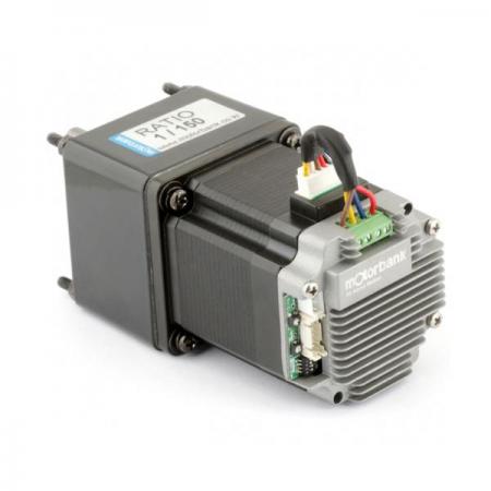 디바이스마트,기계/제어/로봇/모터 > 모터드라이버 > 모션 컨트롤러 > 스텝모터+드라이버,MotorBank,구동 컨트롤러 내장 드라이버 일체형 56각 2상 1.8도 9Kg.cm 기어드 스테핑모터 SCD-NK266G 128분주 4.5A [감속비 1/9],구동 컨트롤러 내장 드라이버일체형 2상 기어드 스테핑모터 128분주 마이크로스텝 드라이버 - Voltage : DC11V~28V- Current : 4.5A- 고성능 Microstep : 1, 2, 4, 8, 16, 32, 64, 128(25600)- 비젼시스텝, 반도체장비, 의료기기, 측정기등