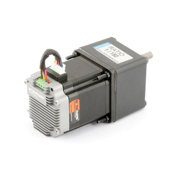 구동 컨트롤러 내장 드라이버 일체형 56각 2상 1.8도 9Kg.cm 기어드 스테핑모터 SCD-NK266G 128분주 4.5A [감속비 1/18]