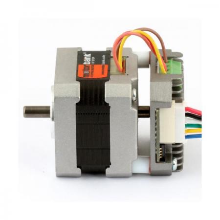 디바이스마트,기계/제어/로봇/모터 > 모터드라이버 > 모션 컨트롤러 > 스텝모터+드라이버,MotorBank,드라이버 일체형 2상 1.8도 2.8Kg.cm 시나노겐시 스테핑모터 SBD-STP-42D1066-02 32분주,일체형 2상 바이폴라 스테핑모터 32분주 마이크로스텝 드라이버 - Voltage : DC11V~28V- Current : 2A- Microstep : 1, 2, 4, 8, 16, 32(6400)- 비젼시스텝, 반도체장비, 의료기기, 측정기등