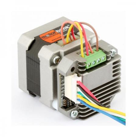 디바이스마트,기계/제어/로봇/모터 > 모터드라이버 > 모션 컨트롤러 > 스텝모터+드라이버,MotorBank,드라이버 일체형 2상 1.8도 2.8Kg.cm 시나노겐시 스테핑모터 SBD-STP-42D1066-02 32분주,일체형 2상 바이폴라 스테핑모터 32분주 마이크로스텝 드라이버 - Voltage : DC11V~28V- Current : 2A- Microstep : 1, 2, 4, 8, 16, 32(6400)- 비젼시스텝, 반도체장비, 의료기기, 측정기등