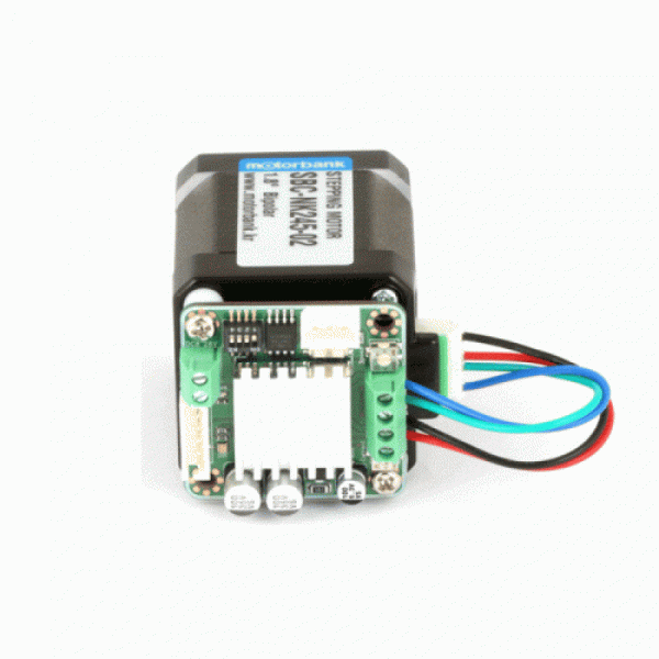 디바이스마트,기계/제어/로봇/모터 > 모터드라이버 > 모션 컨트롤러 > 스텝모터+드라이버,MotorBank,일체형 스테핑모터 SBC-NK245-02 1.8도/스텝 5.5Kg.cm 42각 16분주 3200 마이크로스텝지원 [일체형 모터만],네마17(42각) 18도/스텝 구동드라이버 일체형 2상 바이폴라 스테핑모터/16분주 3200 마이크로스텝 지원/펄스제너레이터 내장/속도 및 정역회전 조절 가능/국내 최초