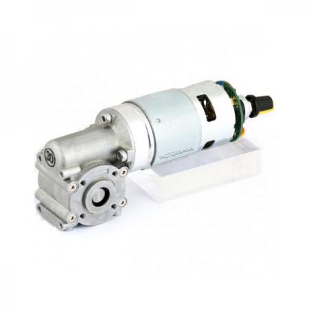 디바이스마트,기계/제어/로봇/모터 > 모터드라이버 > 모션 컨트롤러 > 기어모터+드라이버,MotorBank,속도조절기 일체형 웜기어드모터 DMC-WGM43-4267 DC12V 약 51mN-m [50대1],속도조절기 일체형 웜기어드모터 고성능 고출력 DC12V 약 51mN-m 4550RPM 좌측레프트 탐사로봇, 전동커튼, 전동롤러, 미니컨베이어, 의료기