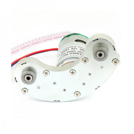 디바이스마트,기계/제어/로봇/모터 > 모터드라이버 > 모션 컨트롤러 > 기어모터+드라이버,MotorBank,속도조절기 일체형 기어드모터 DMC-GM98-3657 DC12V 145rpm 12.8W 고성능,고성능 컨트롤러 일체형 5mm 헥사 홀 쌍축 나사체결로봇용 올메탈기어 고출력