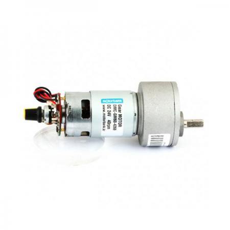 디바이스마트,기계/제어/로봇/모터 > 모터드라이버 > 모션 컨트롤러 > 기어모터+드라이버,MotorBank,속도조절기 일체형 감속기어모터 DMC-GM60-4269 고출력 볼베어링 20.8Kg.cm 24V 40rpm 1.4A,속도조절기 일체형 DC감속기어모터 편축 24V 20.8Kg.cm 40rpm 1~5W