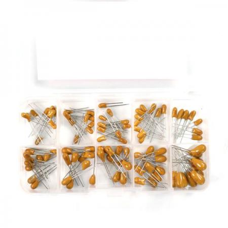 디바이스마트,RLC/수동소자 > 엔지니어 샘플키트 > 캐패시터 키트,SZH,탄탈 커패시터 샘플 키트 [CA-KIT-05],탄탈 커패시터 샘플 키트 / 1uF ~ 100uF / 10종 각 10개씩 총 100개 / 전압 : 16V / 오차 : ±1%