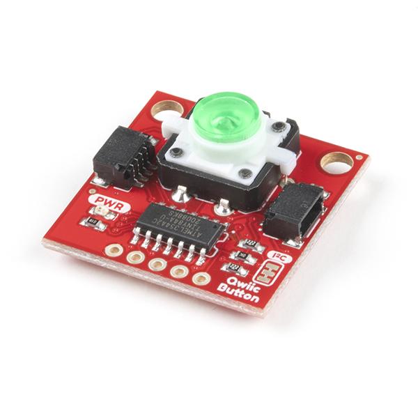 SparkFun Qwiic Button - Green LED [BOB-16842]